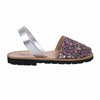 minorquines glitter sunny roses sandals