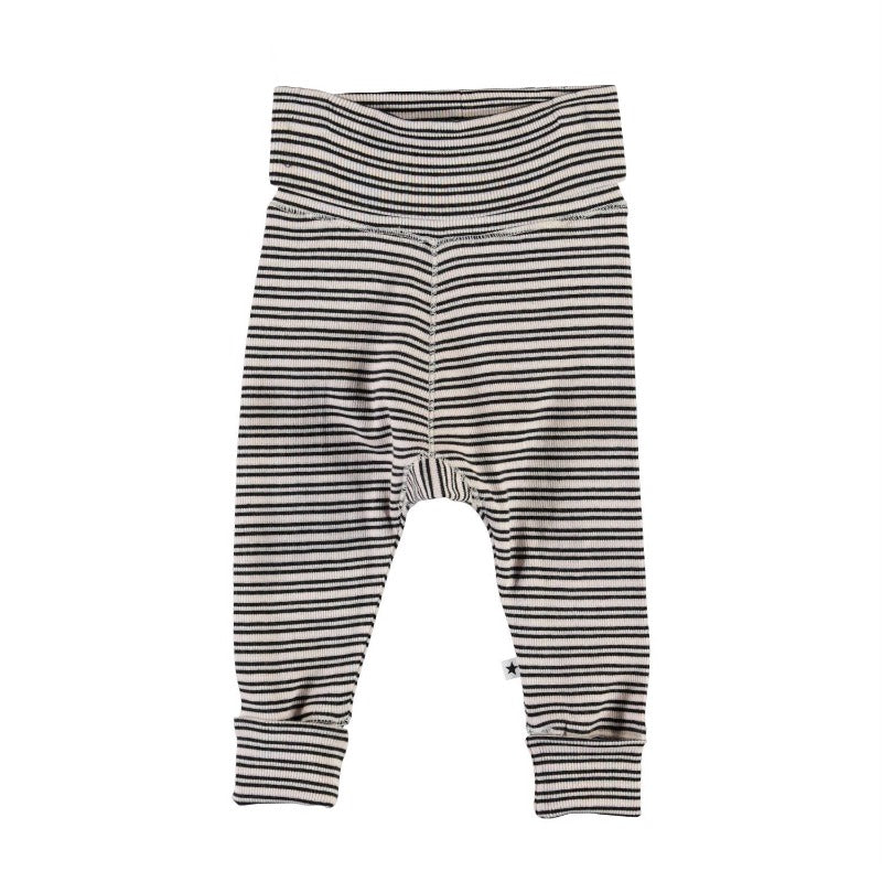molo sara pants blossom black stripe, baby bottoms, stripes