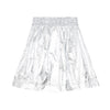 hundred pieces shiny skirt silver