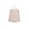 barn of monkeys flowers jumpsuit natural