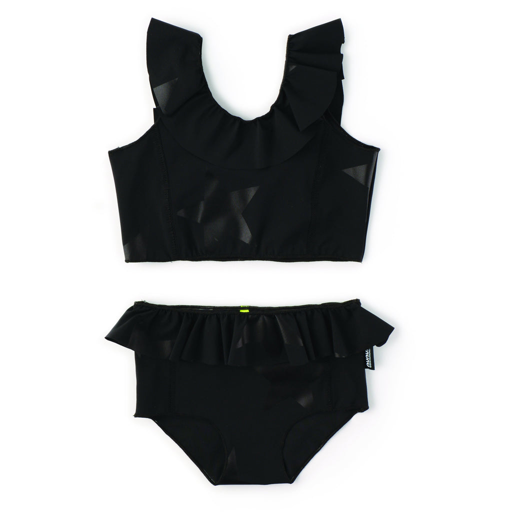 nununu ruffled star bikini black, nununu resort collection at kodomo boston