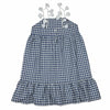 babe and tess dress check indigo