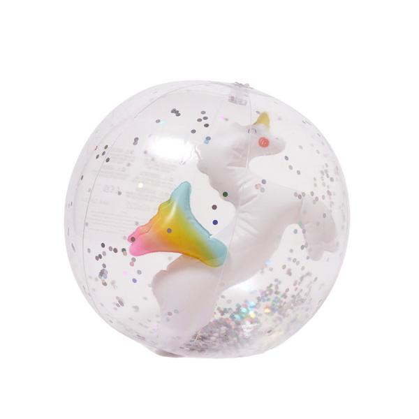 sunnylife 3D unicorn beach ball