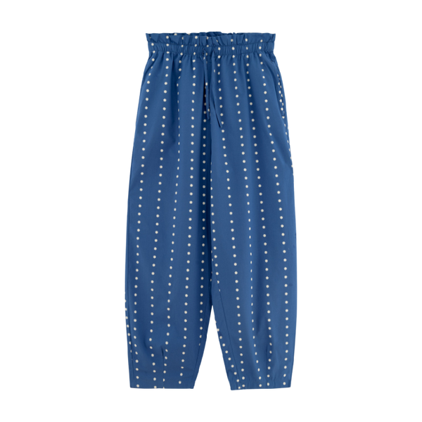 the tiny big sister stars trousers light navy/light cream