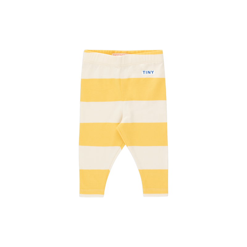 tinycottons stripes baby pant light cream/yellow