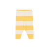 tinycottons stripes baby pant light cream/yellow back