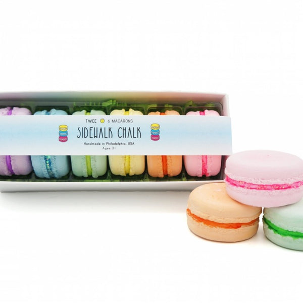 twee rainbow petit macaron sidewalk chalk