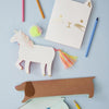 meri meri unicorn notebook, school supplies stationary