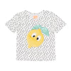 wauw capow by bang bang copenhagen sour sofie t-shirt white with black dots