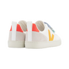 veja small v-10 velcro chromefree sneakers multi extra white ouro