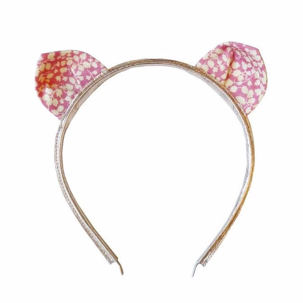 woodstock london cat ear pink jade headband - kodomo hair accessories - children's clothing in boston, woodstock - bobo choses, atsuyo et akiko, belle enfant, mamma couture, moi, my little cozmo, nico nico