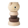 wee gallery wood stacker cat, sustainable children's wooden toys