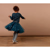 marmar copenhagen solo sun ballerina dotty skirt gold polka, holiday dressing for girls at kodomo boston