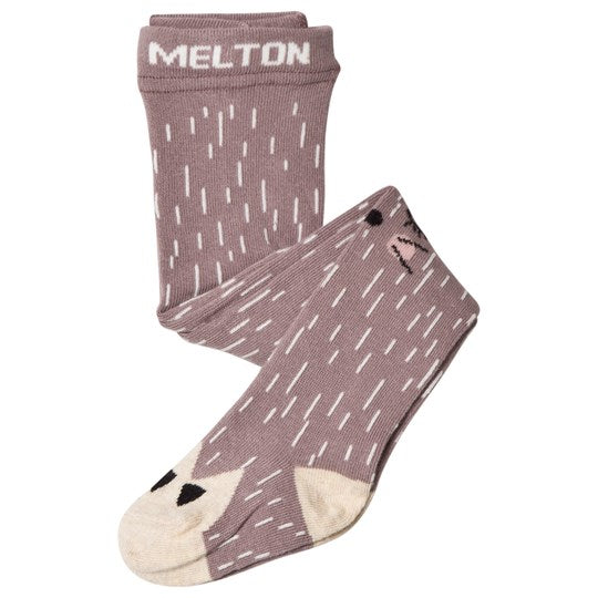 melton baby tights sleeping cat quail