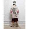 yporque zig zag tricot cardigan cru