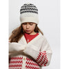 yporque zig zag tricot cardigan cru